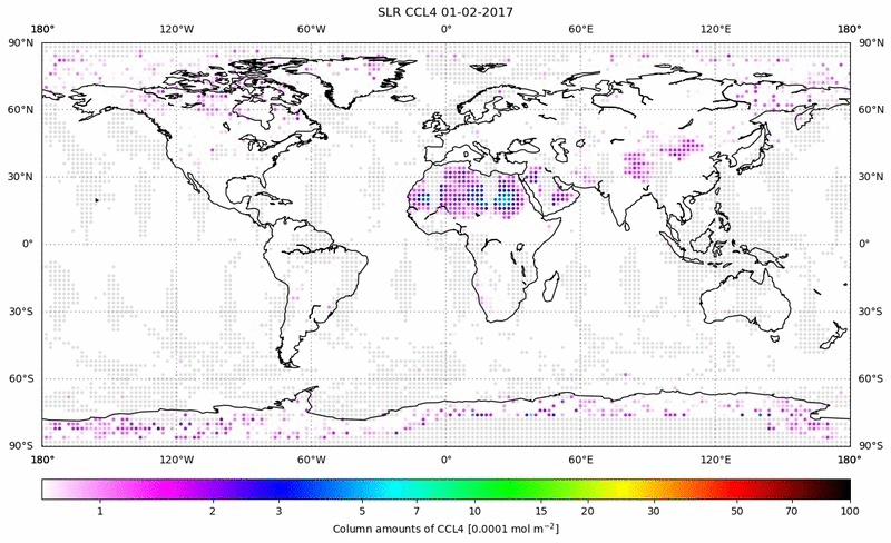Global map of CCL4 in February 2017