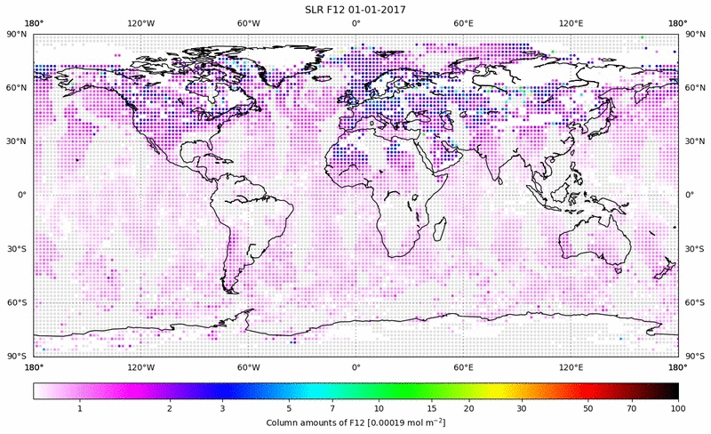 Global map of F12 in January 2017