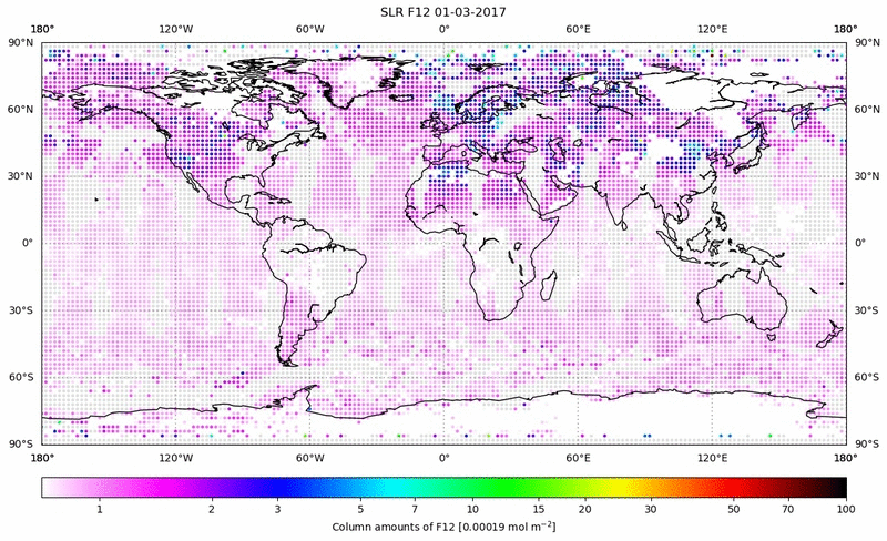 Global map of F12 in March 2017