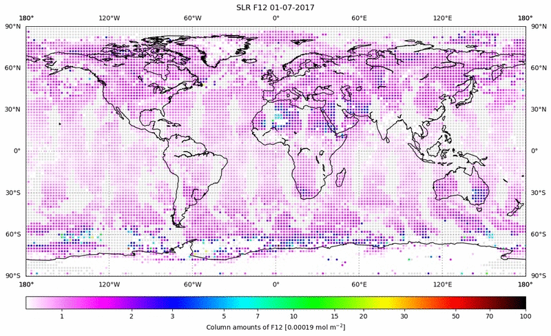 Global map of F12 in July 2017