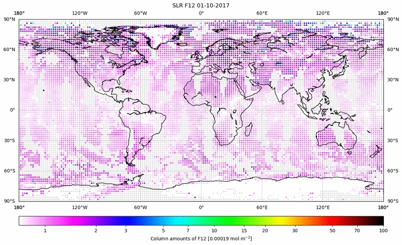 Global map of F12 in October 2017
