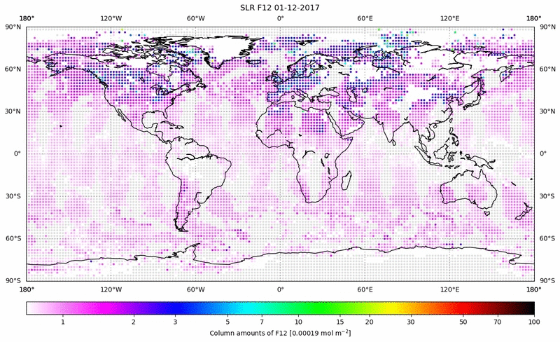 Global map of F12 in December 2017