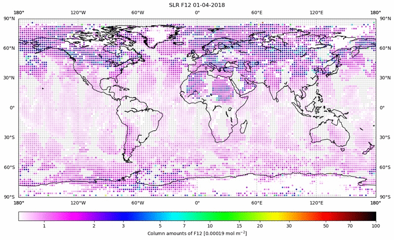 Global map of F12 in April 2018