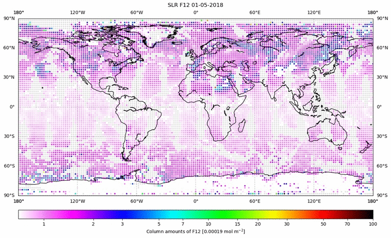 Global map of F12 in May 2018