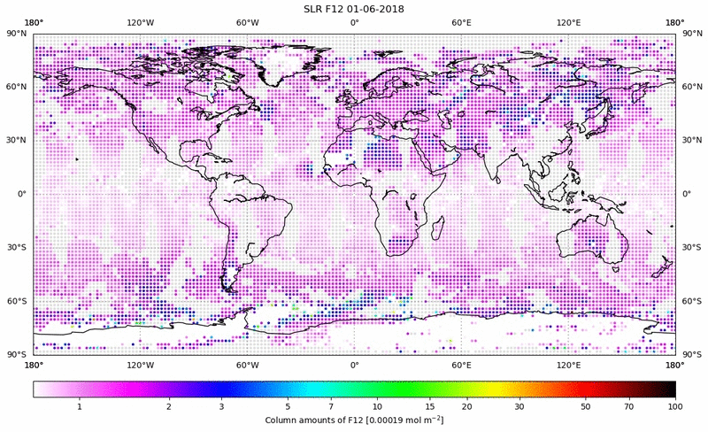 Global map of F12 in June 2018