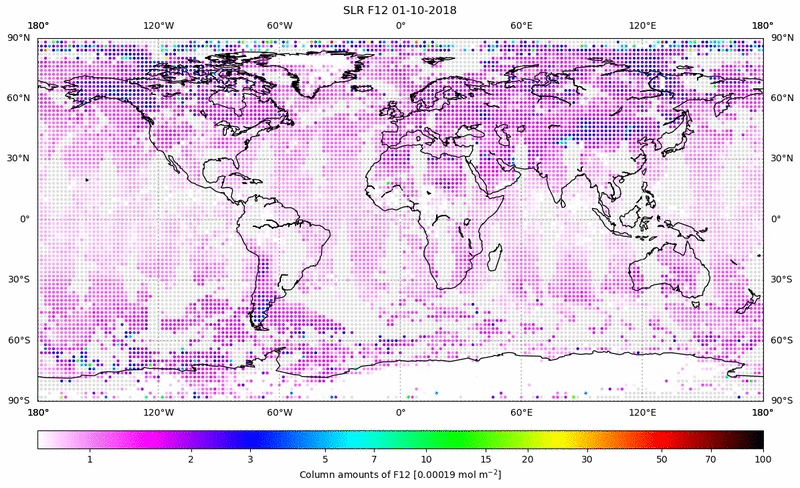 Global map of F12 in October 2018