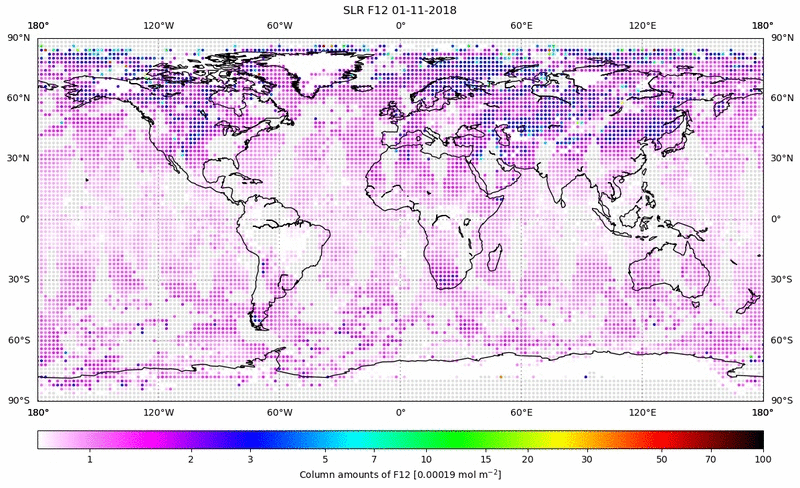 Global map of F12 in November 2018