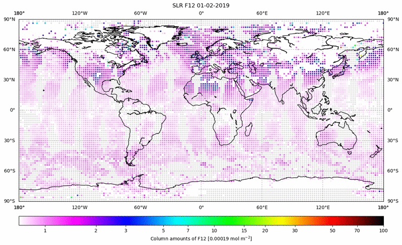 Global map of F12 in February 2019