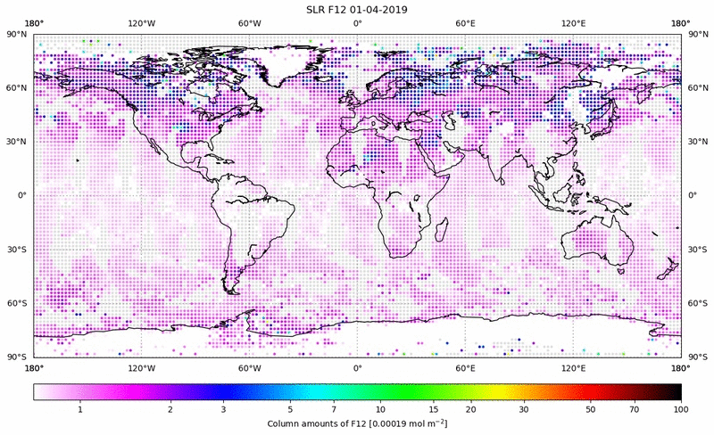 Global map of F12 in April 2019