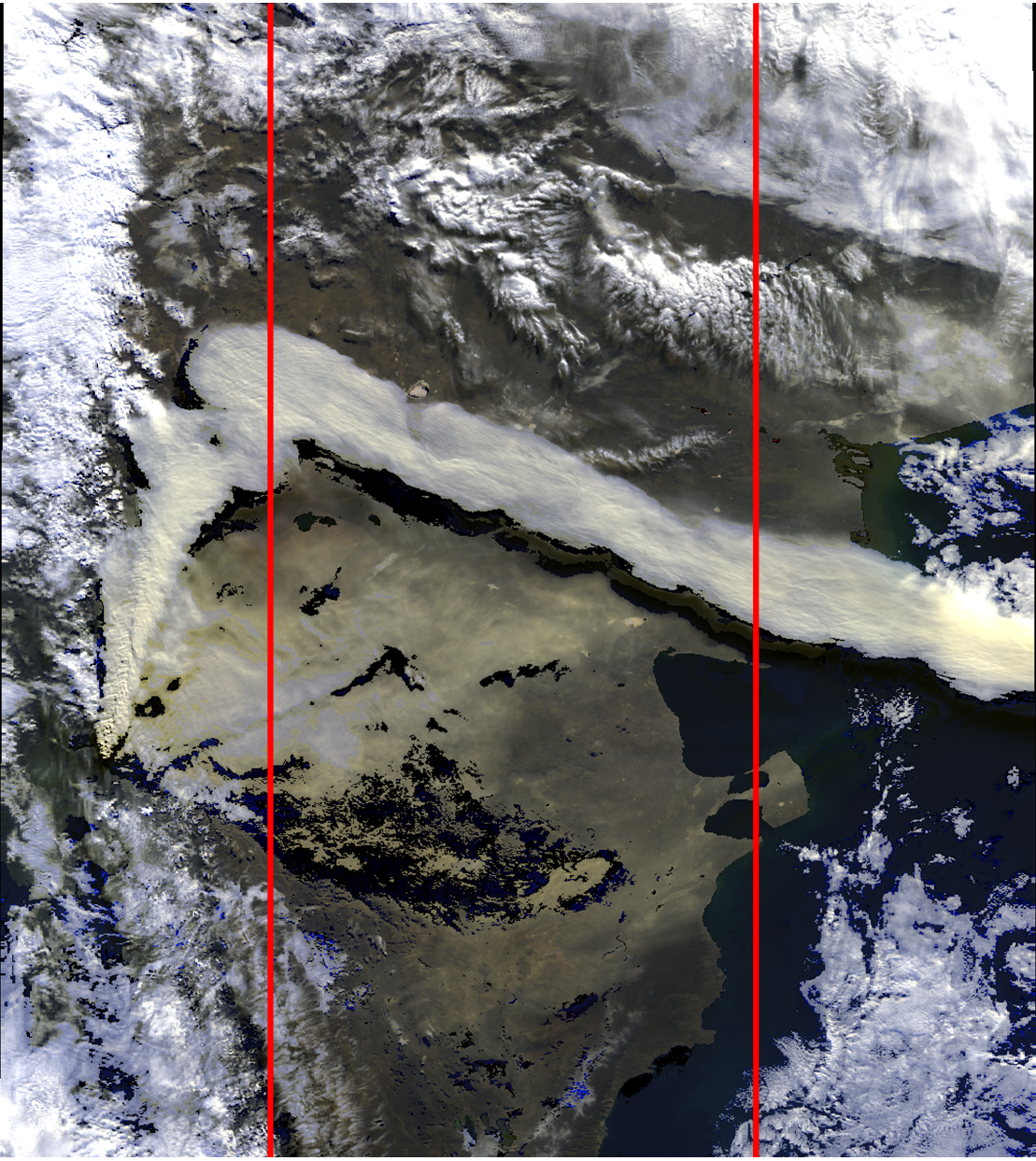 MERIS False Colour Image 6 June 2011