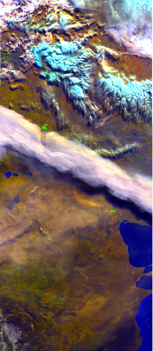 AATSR False Colour Image 6 June 2011